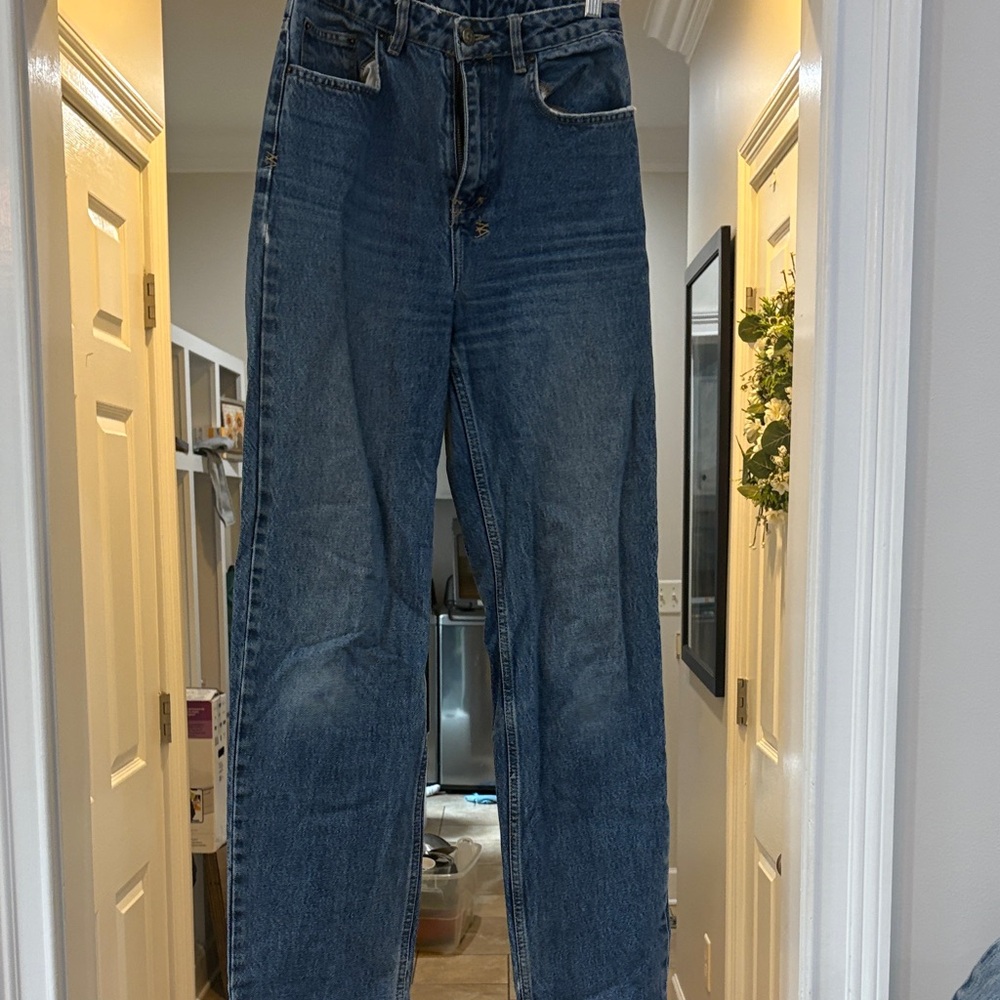 Ksubi Blue Straight Leg Jeans
